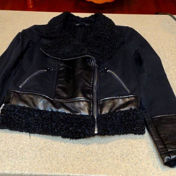 Rock & Republic Black Crop Jacket XS - Picture 3 of 8